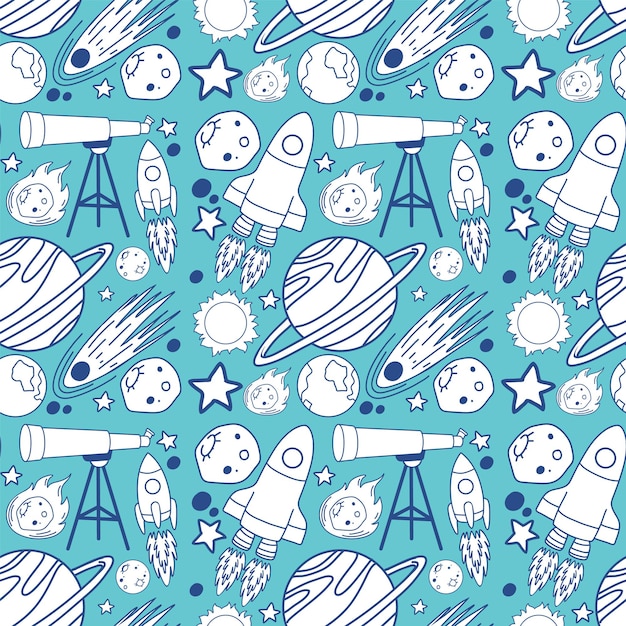 Astronomy Objects and Icons Vector Set – Free to Download