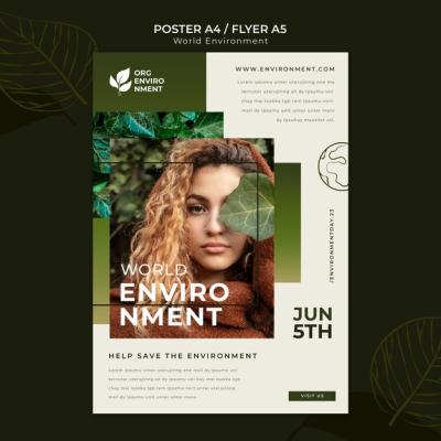 World Environment Day Poster Template – Free Download