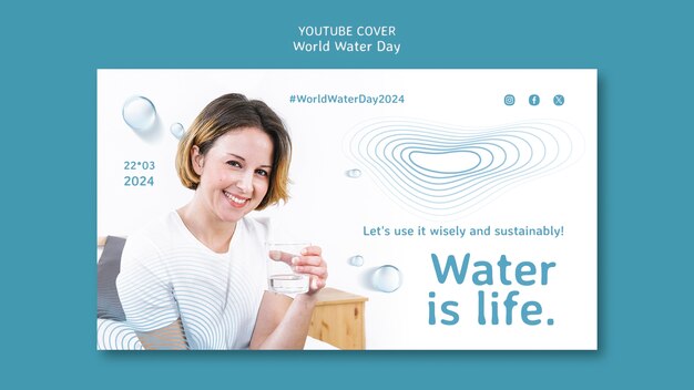 World Water Day Celebration YouTube Cover – Free Download