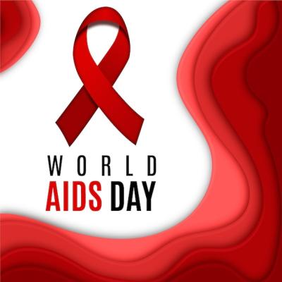 World Aids Day Paper Style Vector Template – Free Download