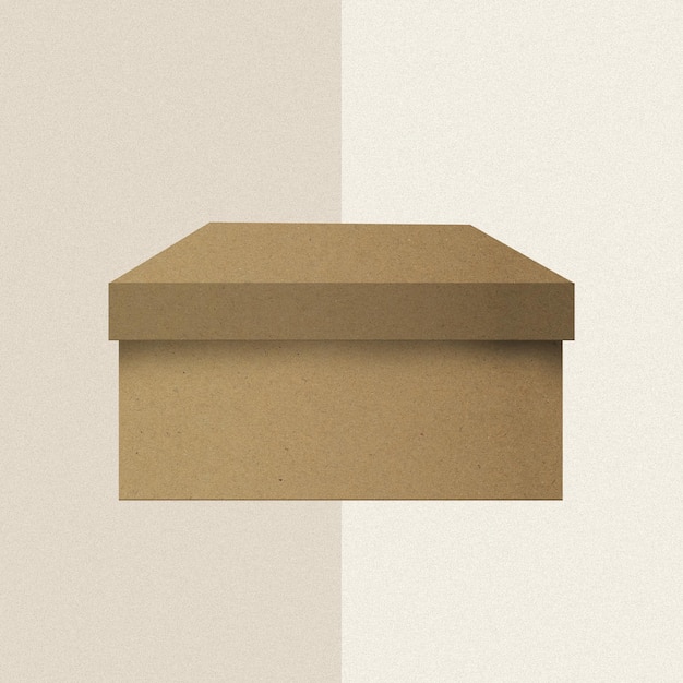 Kraft Box Packaging PSD – Free Download