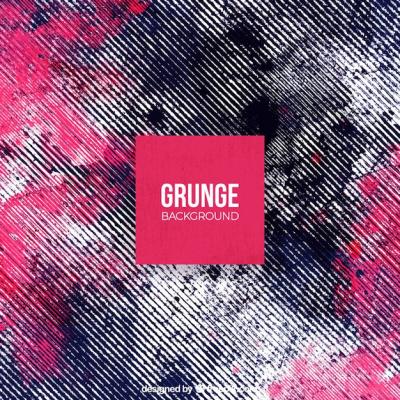 Grunge Background with Paint Stains and Lines – Free Download