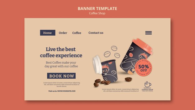 Coffee Shop Template Design – Free Download