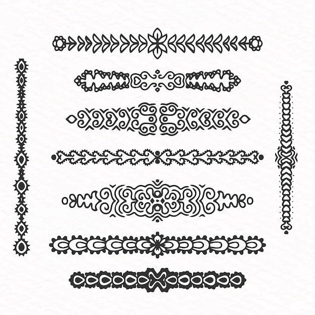 Hand Drawn Divider Pack – Free Download for Stylish Design