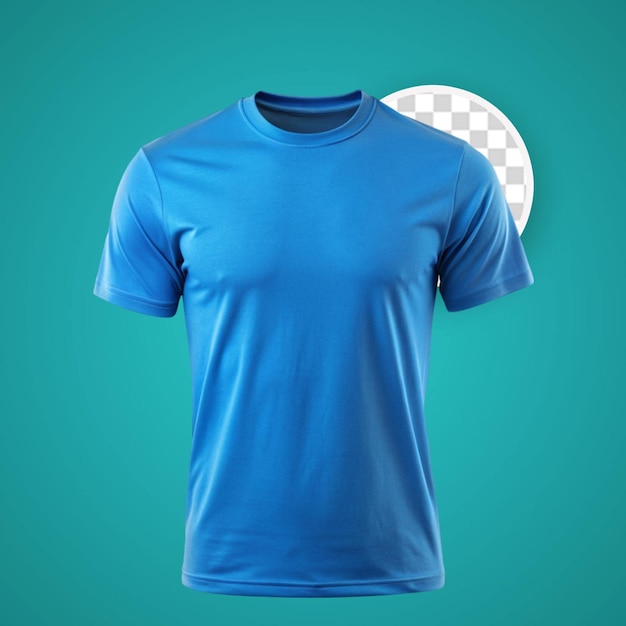 Realistic Male Blue T-Shirt Mockup Front and Back – Free Download