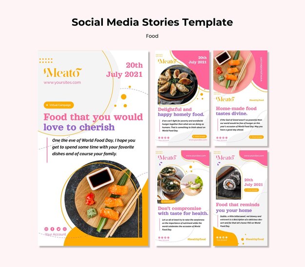 Engaging Food Social Media Stories – Free Download