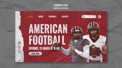 American Football Championship Template Design – Free to Download