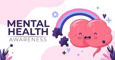 Social Media Promo Collection for Flat World Mental Health Day – Free Download