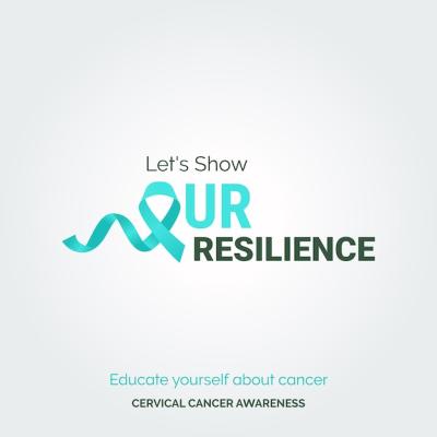 Cervical Cancer Awareness Vector Background for Free Download