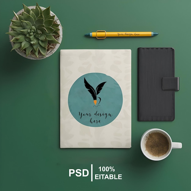 Essential Stationery Mockup PSD – Download Free Stock Photo