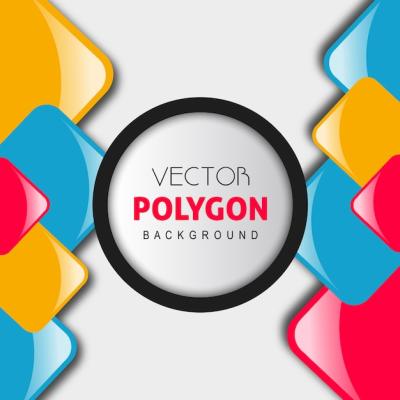 Vector Polygon Background – Free Download for Stunning Designs