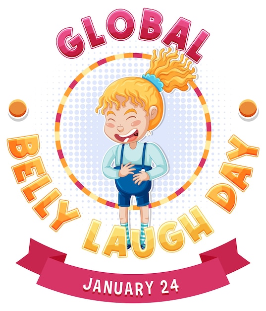 Global Belly Laugh Day Banner Design – Free Download