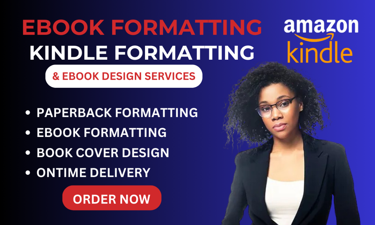 I Will Handle Book Formatting, Layout Design, and Kindle eBook Conversion