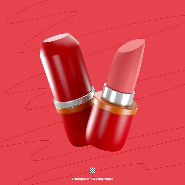 3D Lipstick Icon – Free Download