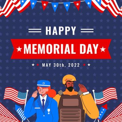 Memorial Day Vector Illustration – Free to Download