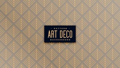 Art Deco Golden Lines Backdrop for Wrapping Paper – Free to Download