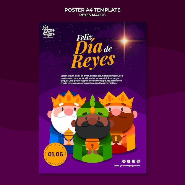 Wise Men Tradition Poster Template – Free Download