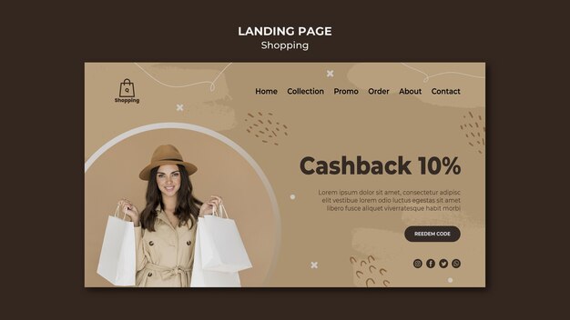 Landing Page Store Sale Template – Free Download