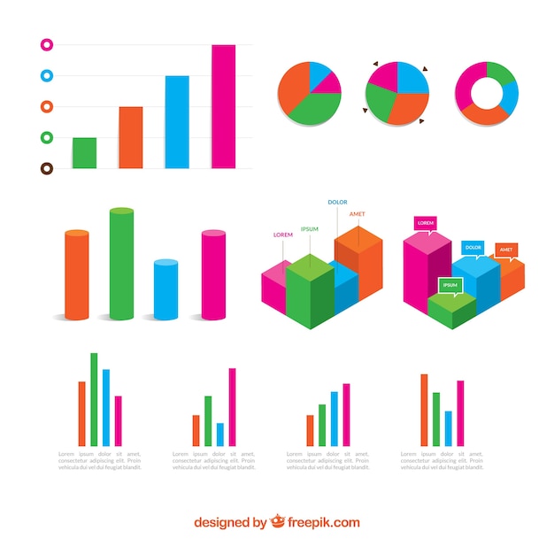 Fun Style Infographic Elements – Free to Download