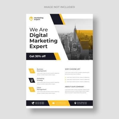 Modern Digital Marketing Flyer Template – Free Download