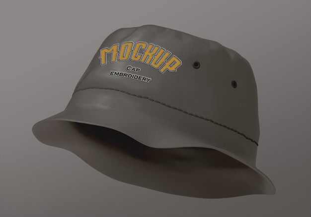 Embroidered Logo and Pin on Cap Mockup – Download Free Stock Photo