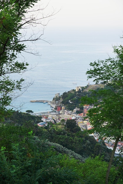 Stunning View of the Ligurian Sea Coast in Italy – Free Download