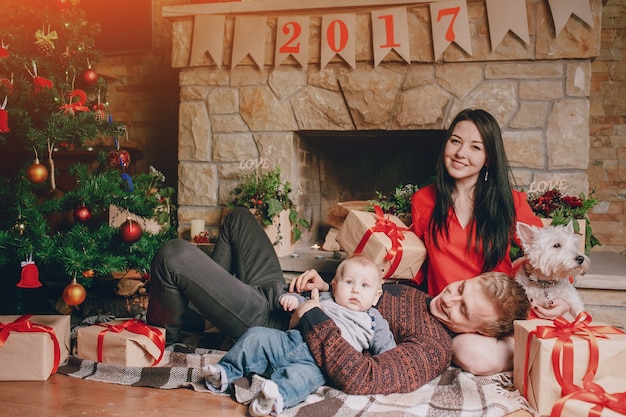 Cozy Family Moments by the Christmas Tree – Free Stock Photo, Download Free