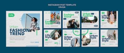 Lifestyle Concept Instagram Posts – Free Download