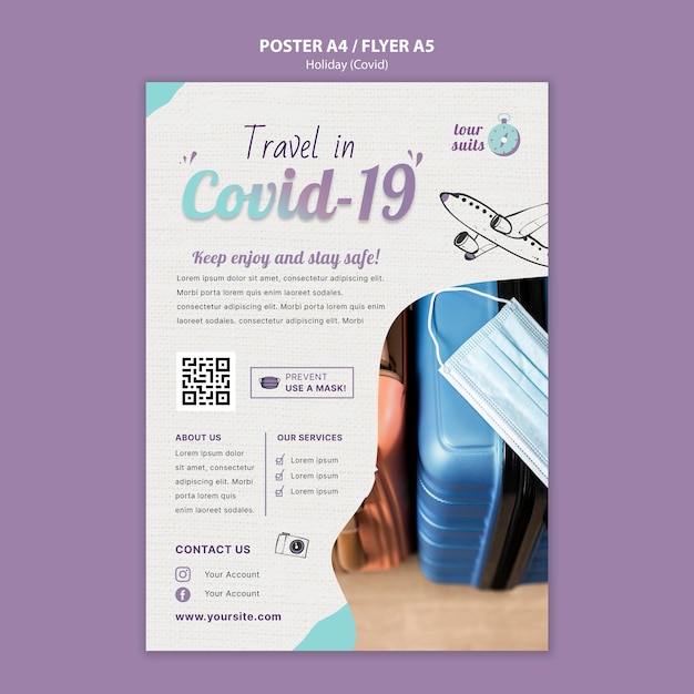 Travel and Safety Print Template – Free Download