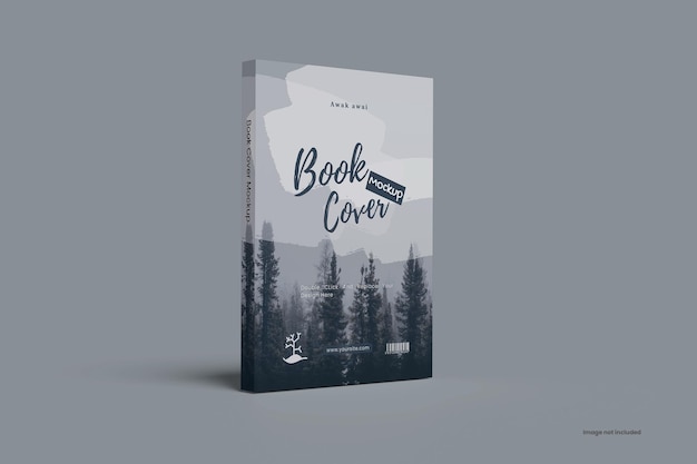 High-Quality PSD Book Cover Mockup – Free Download