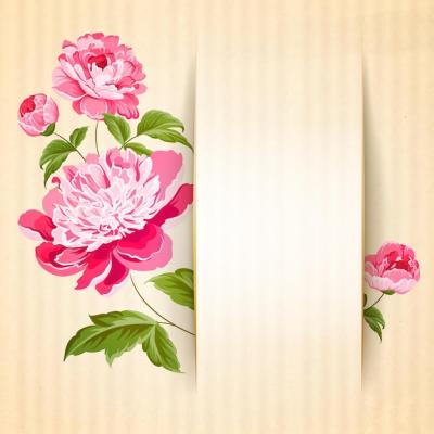 Peony Flower Vector Design Template – Download Free Stock Photo