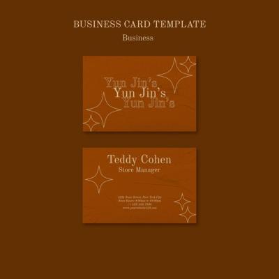 Business Solutions Business Card Template – Free Download