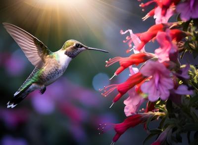 Colorful Hummingbird Generative AI – Free Stock Photo, Download for Free