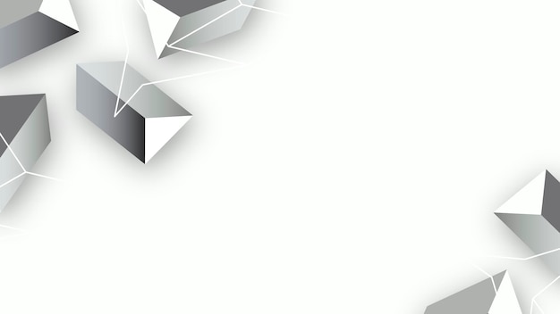 Gray Geometrical Shapes Social Banner – Download Free Stock Photo