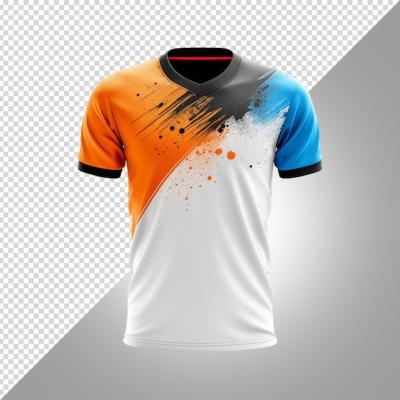 Esport Jersey Mockup on White Background – Free Download