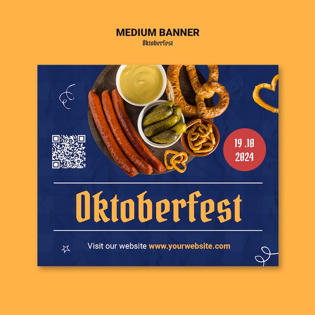 Oktoberfest Celebration Template – Download Free Stock Photo