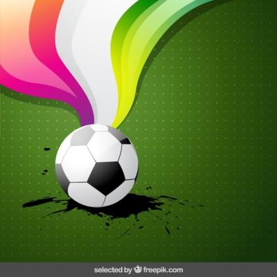 Artistic Background Football Ball – Free Download