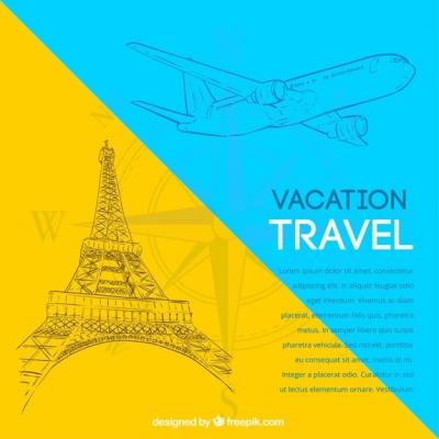 Stunning Vacation Travel Background for Your Projects – Free Download