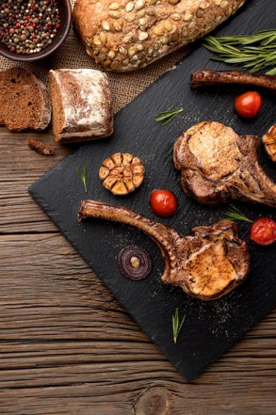 Bread and Cooked Meat – Free Download | Free Stock Photo