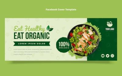 Organic Food Facebook Cover Template – Free Download