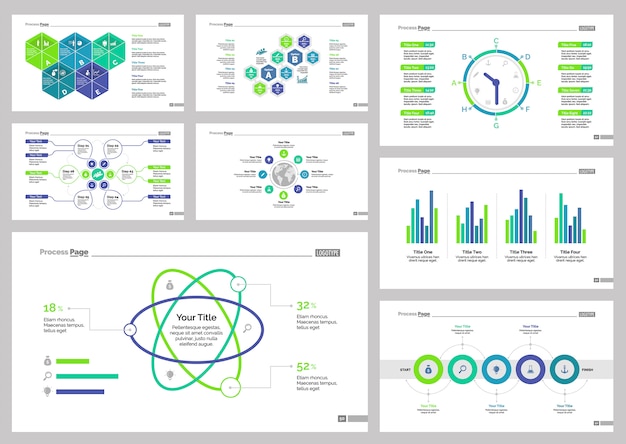 Eight Logistics Slide Templates Set – Free Download