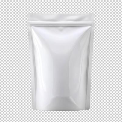 White Blank Plastic Packaging Day Pack Isolated on Transparent Background – Free Download