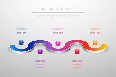 Marketing Timeline Infographic Template – Download Free Stock Photo