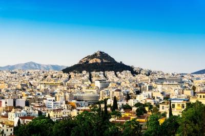 Stunning Townscape Under a Clear Blue Sky – Free Stock Photo Download