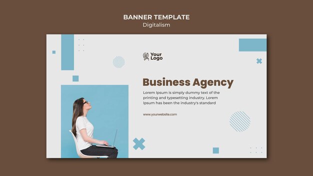 Business Ad Banner Template – Free Download