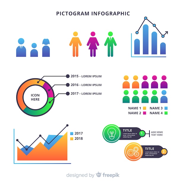 Pictogram Infographic – Free to Download, Free Stock Photo