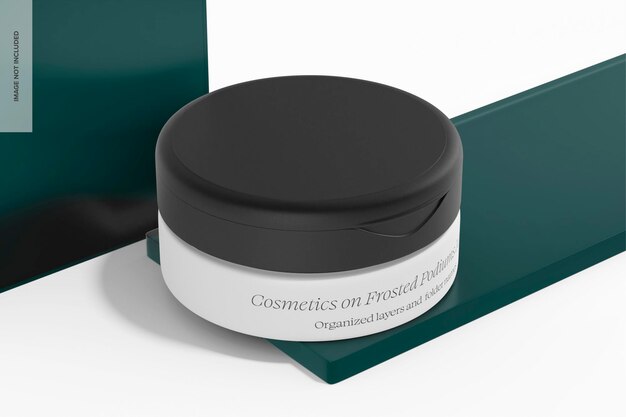 Plastic Moisturizing Cream Jar Mockup – Free Download