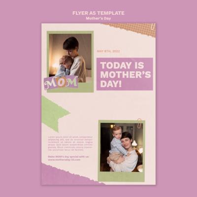 Mother’s Day Poster Template Design – Free Download