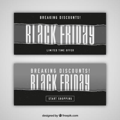 Black Friday Sale Banners – Free Download Stock Photos