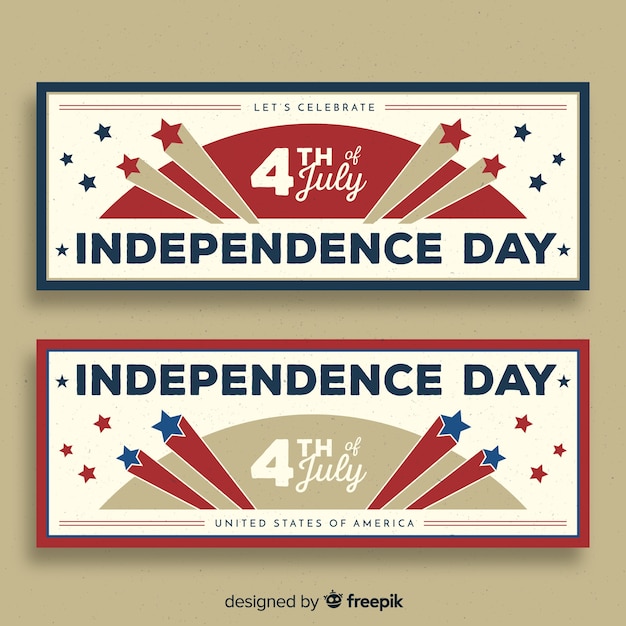 Fourth of July Banners – Download Free Stock Photo